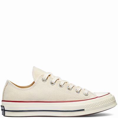 Converse Chuck 70 Classic - Miesten Tennarit - Beige/TummanPunainen